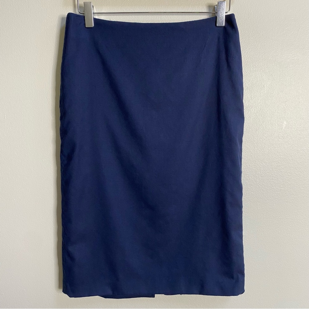 MaxMara Navy Blue Pencil Skirt Size 6